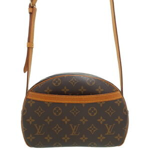 Louis Vuitton Monogram Leather Blois Shoulder Bag Brown